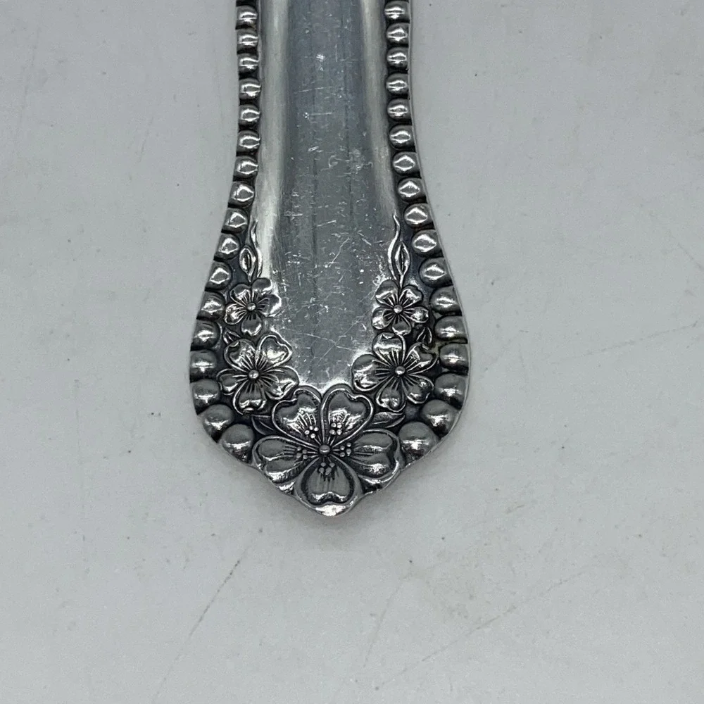 1896 Wm Rogers & Son AA Silver Plate‎ Serving Spoon 